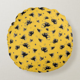 Cojín decorativo decorativo con diseño de abejas d