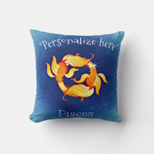 Cojín decorativo decorativo de Horoscope Pisces