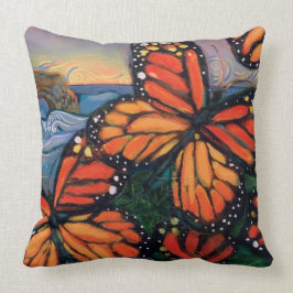 Cojín decorativo decorativo de la mariposa de