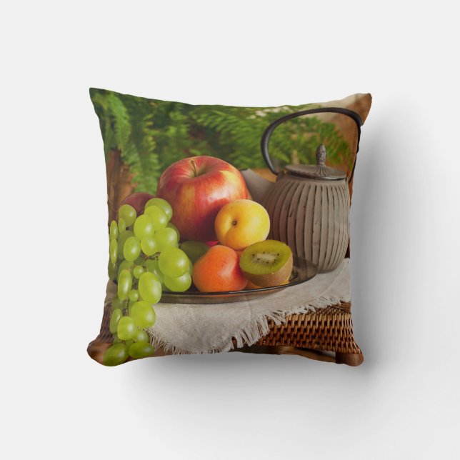 Cojín decorativo decorativo del bol de frutas (Anverso)