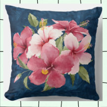 Decorativo elegante floral azul marino femenino li