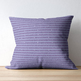 Cojín Decorativo Deep Amethyst Glitter Style Horizontal Stripes 