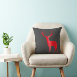 Cojín Decorativo Deer Chalet Antlers Retro Stag Antlers Vintage