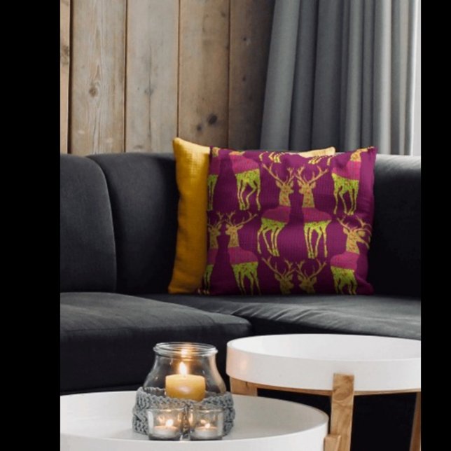 Cojín Decorativo Deer de arte tradicional (Subido por el creador)