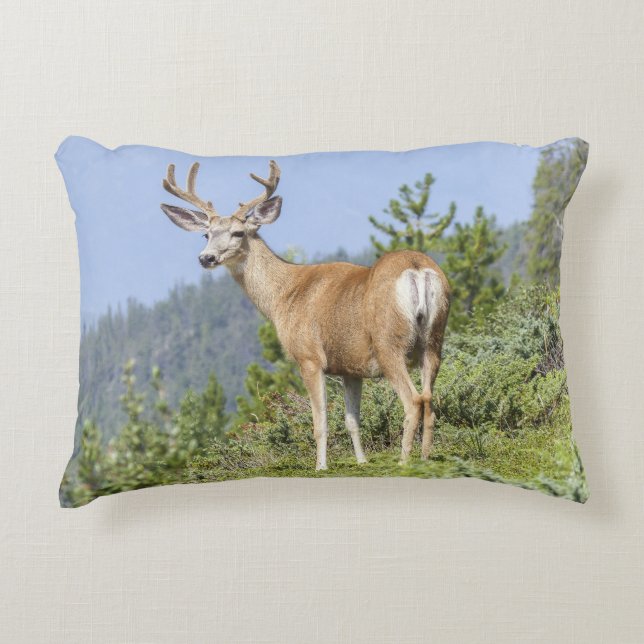 Cojín Decorativo Deer majestuoso (Anverso)