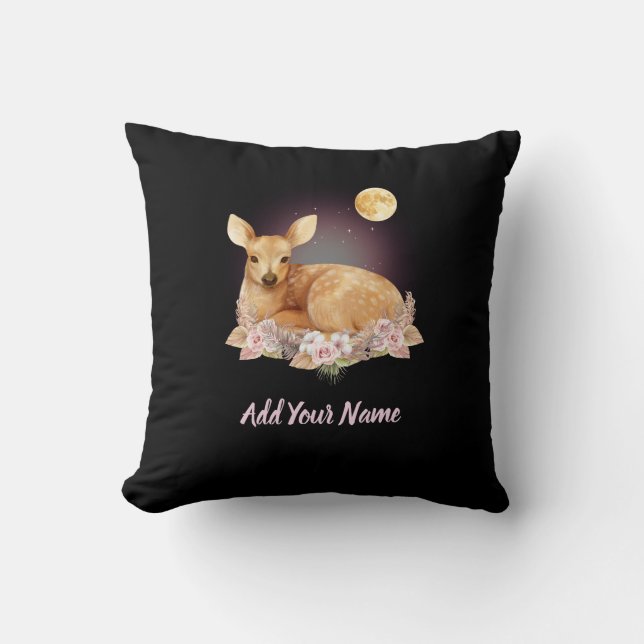 Cojín Decorativo Deer Throw Pillow (Anverso)