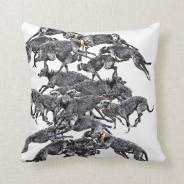 Cojín Decorativo deerhounds scottish en goguette