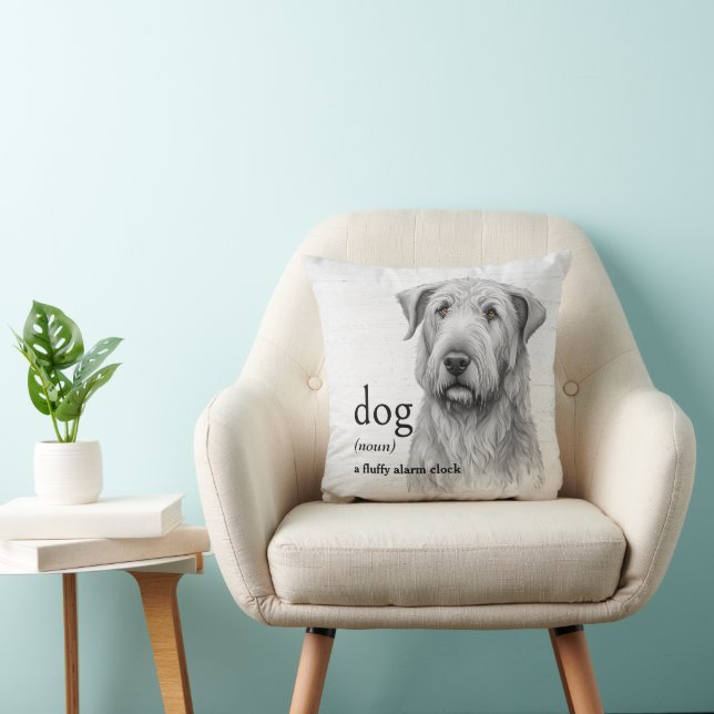 Cojín Decorativo Definición de diccionario para DOG (Silla)