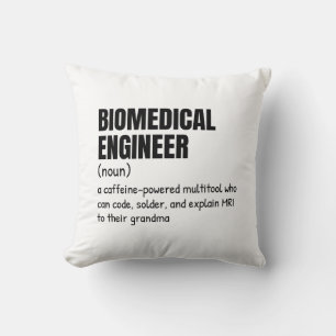 Cojín Decorativo Definición de genio de ingeniería biomédica