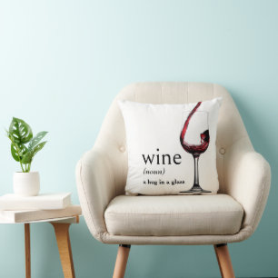 Cojín Decorativo Definición del diccionario para VINO