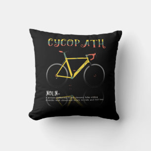Cojín Decorativo Definición Graciosa Bicicleta Addict Gift para