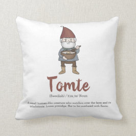 Cojín Decorativo Definición sueca de tomte gnome