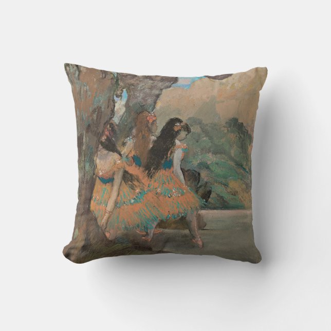 Cojín Decorativo Degas - Bailarinas de ballet, 1877, (Anverso)
