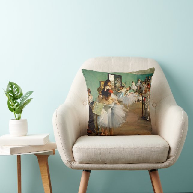 Cojín Decorativo Degas Ballet Elegance Throw Pillow (Silla)
