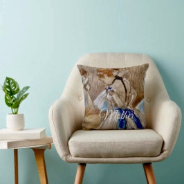 Cojín Decorativo Degas Dancer With Blue Ribbon