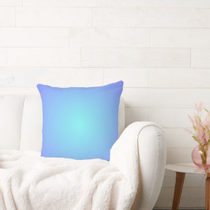 Cojín Decorativo Degradado de azules soñadores Aqua Tonos azules