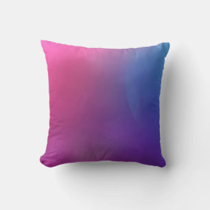 Cojín Decorativo Degradado de rosa a azul