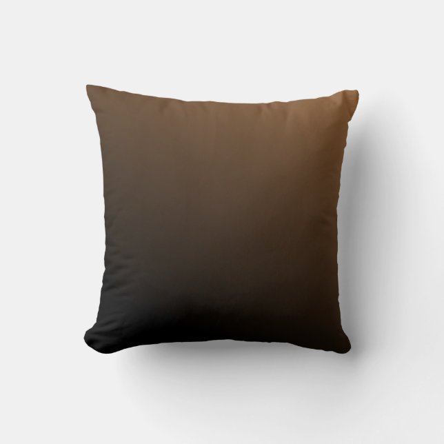 Cojín Decorativo Degradado marrón Mocha (Anverso)