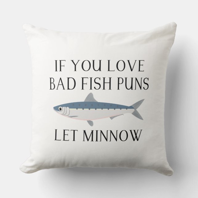 Cojín Decorativo Deja que Minnow (Anverso)