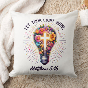 Cojín Decorativo Deja que tu luz brille