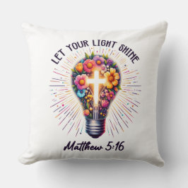 Cojín Decorativo Deja que tu luz brille