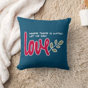 Cojín Decorativo Dejen que sembren el amor
