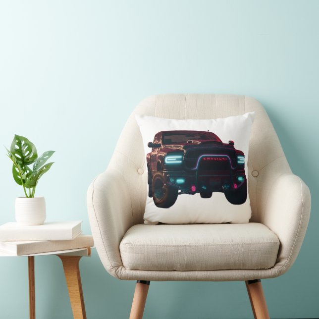 Cojín Decorativo Deko Kissen Dodge TRX Neon Truck (Silla)