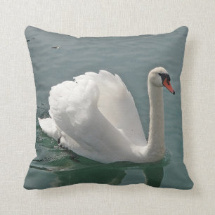 Cojín Decorativo Dekokissen cisne blanco