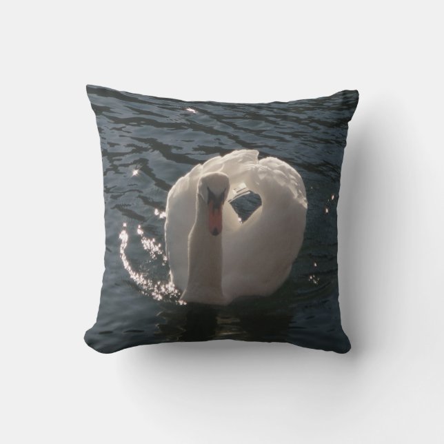Cojín Decorativo Dekokissen cisne romántico (Anverso)
