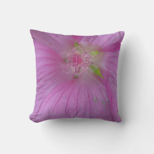 Cojín Decorativo Dekokissen rosa Wildblüte