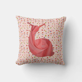Cojín Decorativo Dekorative rosa Schnecke