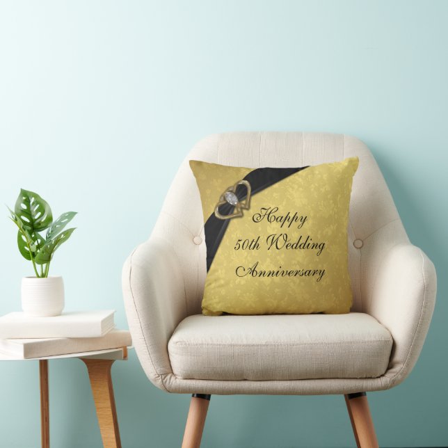 Cojín decorativo del 50° Aniversario de la Damasco (Silla)