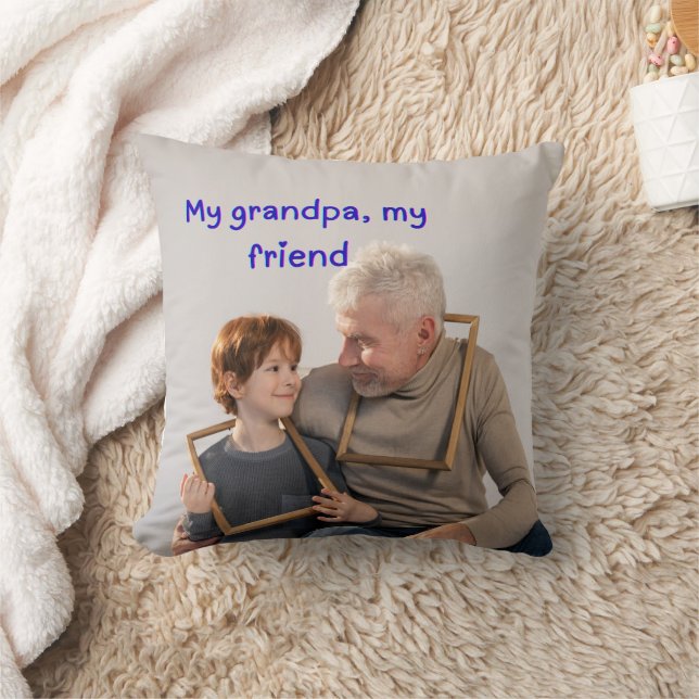 Cojín decorativo del abuelo (Manta)