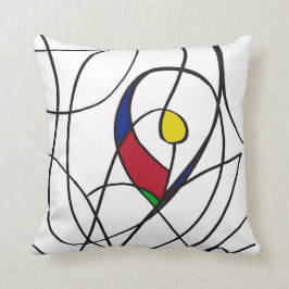 Cojín decorativo del arte abstracto