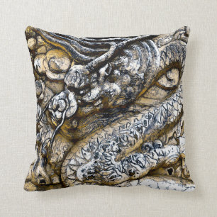 Cojín decorativo del arte de la piedra del dragó