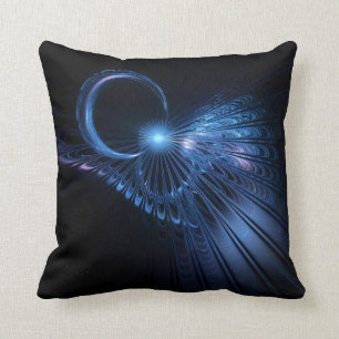 Cojín Decorativo Del "arte lunar geométrico abstracto lunar vuelo"