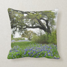 Cojín decorativo del Bluebonnet de Tejas