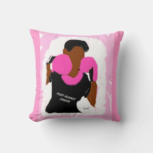 Cojín decorativo del cáncer de pecho    de la (Anverso)