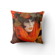 Cojín decorativo del Carnaval de Máscara Funky