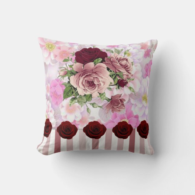 Cojín decorativo del Día de la Madre (Anverso)