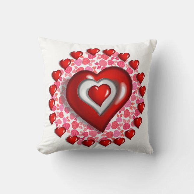 Cojín decorativo del Día de la Madre (Anverso)