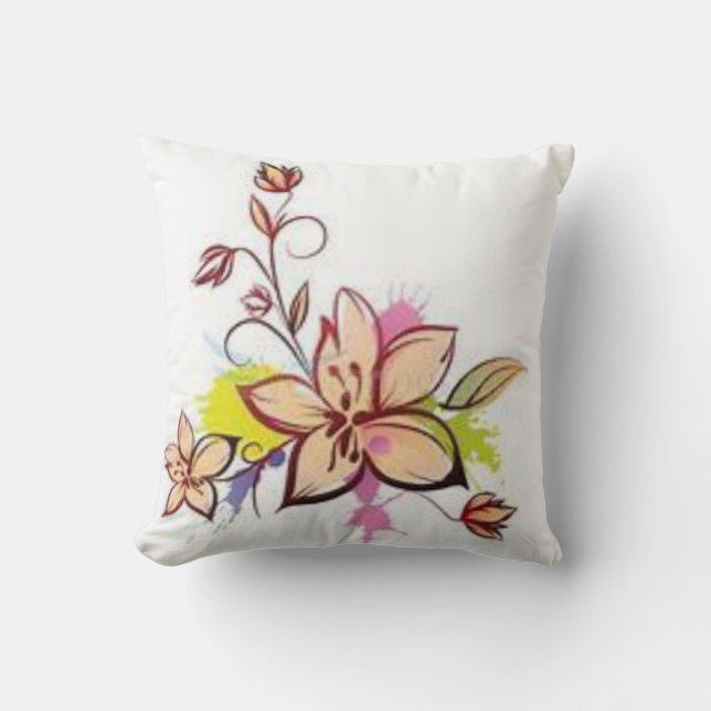 Cojín decorativo del Día de la Madre (Anverso)