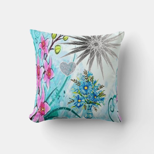 Cojín decorativo del Día de la Madre (Anverso)