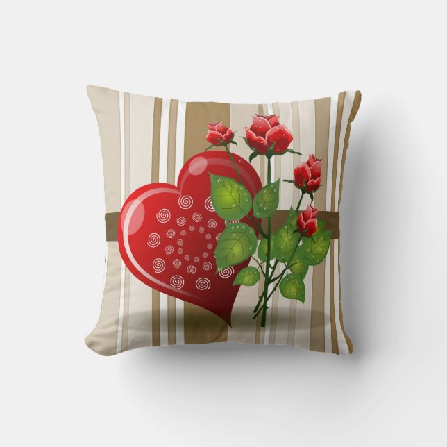 Cojín decorativo del Día de la Madre (Anverso)