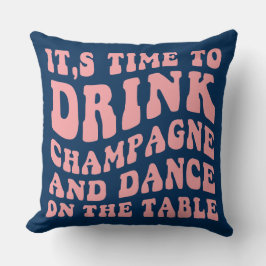 Cojín decorativo del Día de los Navidades Groovy