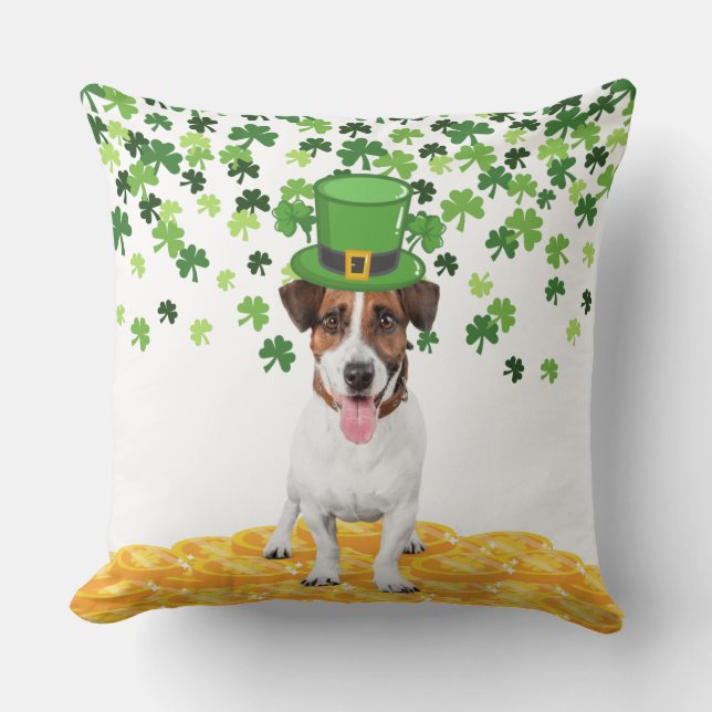 Cojín decorativo del Día de San Patricio (Anverso)