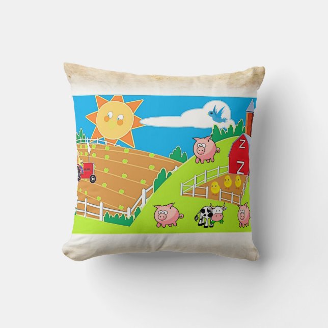 Cojín decorativo del Día del Padre (Anverso)