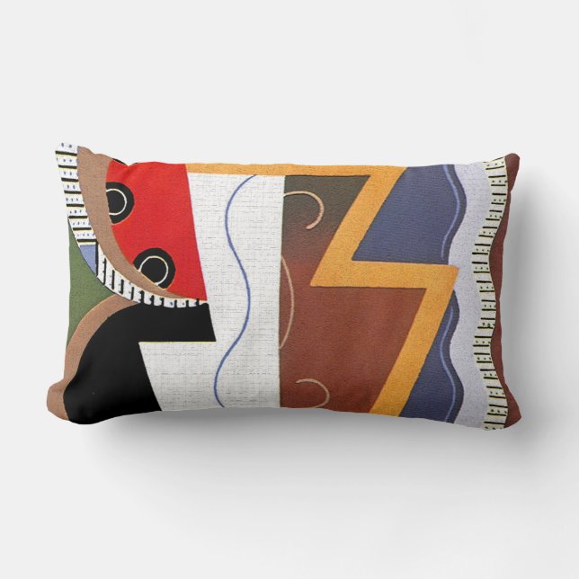 Cojín decorativo del diseño del art déco (Anverso)