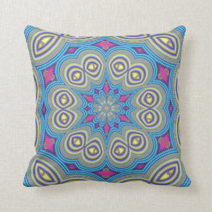 Cojín decorativo del diseño del caleidoscopio