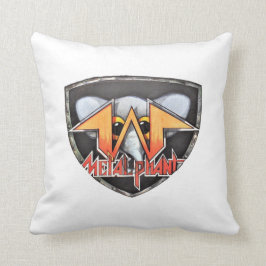 Cojín decorativo del emblema de Metalphant -
